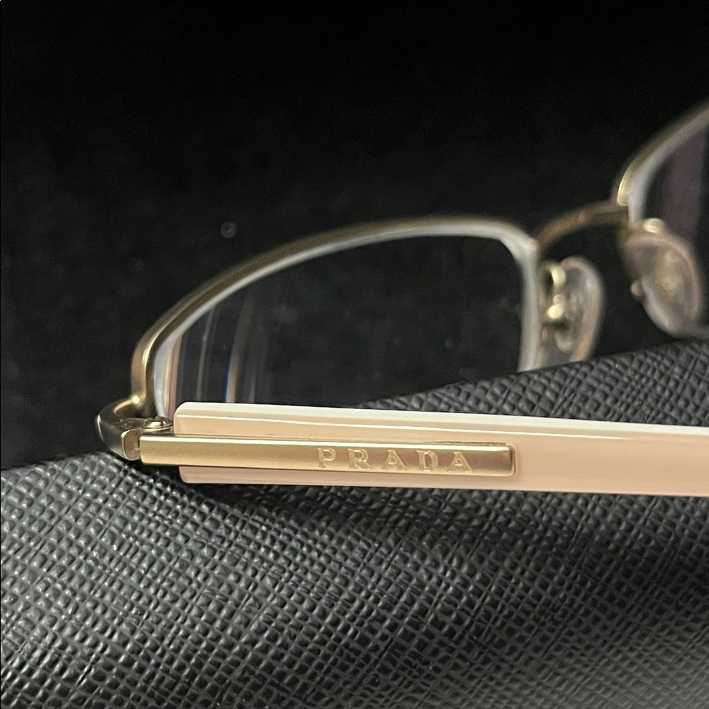 Prada Women's Rectangular Silver Gunmetal Frame E… - image 10